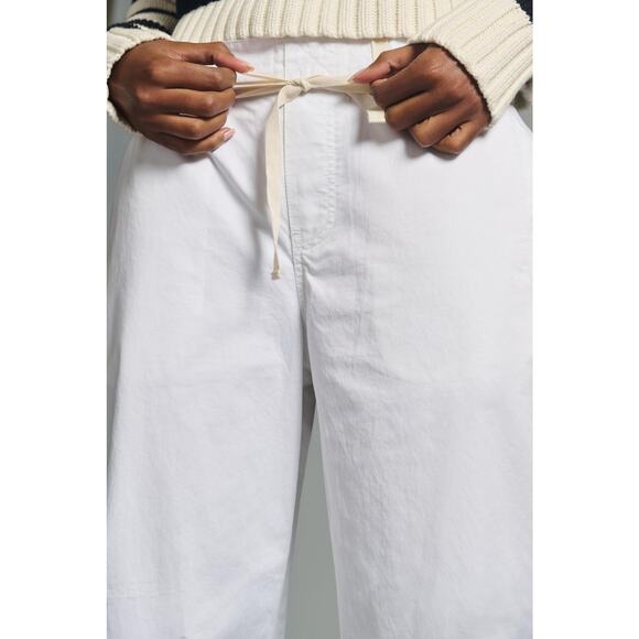 NWT Pilcro Low-Rise White Parachute Pants - Small - Picture 4 of 6